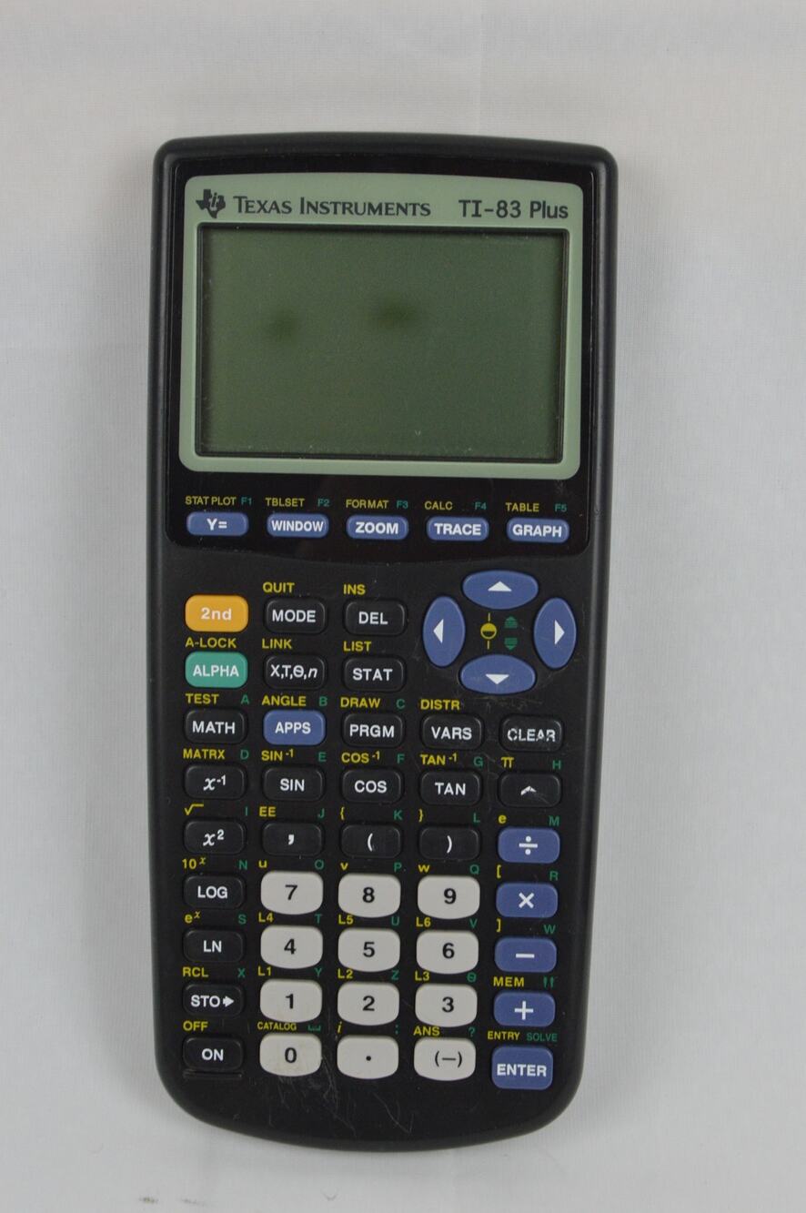 Texas Instruments TI-83 Plus Graphing Calculator Used Works No Cover